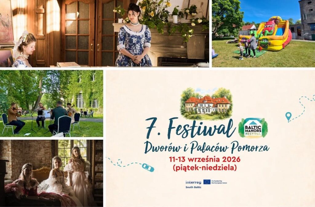 Oficjalny plakat Festiwal Dworów i Pałaców Pomorza